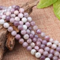Flieder Perlen Perle, rund, poliert, DIY & verschiedene Größen vorhanden, violett, verkauft per ca. 15 ZollInch Strang
