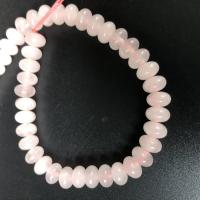 Natürliche Rosenquarz Perlen, poliert, DIY & verschiedene Größen vorhanden, Rosa, verkauft per ca. 15 ZollInch Strang
