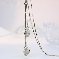 Zinek svetr řetěz náhrdelník, s Cubic Zirconia, pro ženy & dutý, více barev na výběr, nikl, olovo a kadmium zdarma, 102cm,2.8*1.5cm, Prodáno By Strand