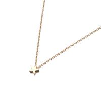 Zinc Alloy Jewelry Necklace Star plated fashion jewelry & for woman golden nickel lead & cadmium free 38cm+7cm Sold Per Approx 15 Inch Strand