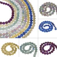Nicht-magnetische Hämatit Perlen, Non- magnetische Hämatit, plattiert, DIY, keine, 10*3mm, Bohrung:ca. 1mm, ca. 40PCs/Strang, verkauft von Strang