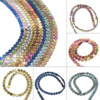 Nicht-magnetische Hämatit Perlen, Non- magnetische Hämatit, plattiert, DIY, keine, 7*3mm, Bohrung:ca. 1mm, ca. 65PCs/Strang, verkauft von Strang
