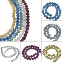 Non Magnetic Hematite Beads, plated, DIY, more colors for choice, 11x10x3mm, Hole:Approx 1mm, Approx 41PCs/Strand, Sold By Strand