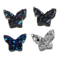 Resin Pendant, Butterfly, more colors for choice, 10x7.50x4.50mm, Hole:Approx 1mm, 10PCs/Lot, Sold By Lot