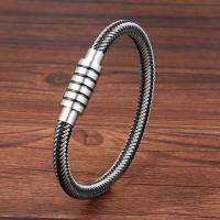 Titanium Staal Armband, mode sieraden & uniseks & verschillende grootte voor keus, Verkocht door PC