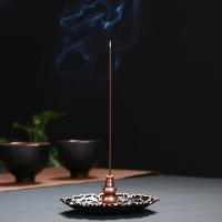 Traditional Ceramic Inserted Burner Incense Seat, Copper Alloy, plated, for home and office & durable, more colors for choice, 90x35mm, Sold By PC
