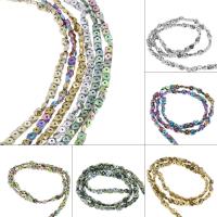 Non Magnetic Hematite Beads, plated, DIY, more colors for choice, 4*2mm, Hole:Approx 1mm, 99PC/Strand, Sold By Strand