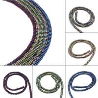 Non Magnetic Hematite Beads, plated, DIY, more colors for choice, 5*2.5mm, Hole:Approx 1mm, 183PC/Strand, Sold By Strand