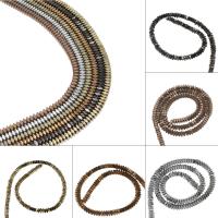 Non Magnetic Hematite Beads, plated, DIY, more colors for choice, 2*5mm, Hole:Approx 1mm, 199PC/Strand, Sold By Strand
