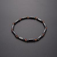 Magnetic Hematite Anklet, fashion jewelry & for woman, 10x4mm,4mm, Length:Approx 8.66 Inch, 10Strands/Lot, Sold By Lot