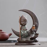 Backflow Incense Burner, Porcelain, for home and office & durable & different styles for choice, 135x165mm, Sold By PC