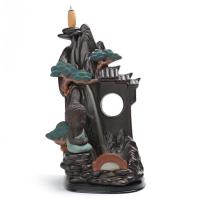 Backflow Incense Burner, Porcelain, for home and office & durable, 150x250mm, Sold By PC