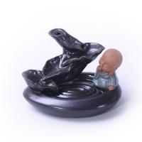 Backflow Incense Burner, Porcelain, for home and office & durable & different styles for choice, 120x85x85mm, Sold By PC