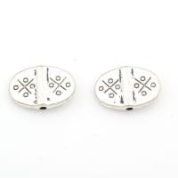 Zinc Alloy Spacer Beads antique silver color plated nickel lead & cadmium free Approx 0.5mm Approx Sold By Bag
