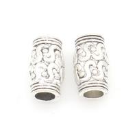 Tibetan Style Jewelry Beads, antique silver color plated, nickel, lead & cadmium free, 12*7mm, Hole:Approx 5.5mm, Approx 90PCs/Bag, Sold By Bag