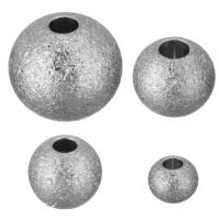 Esferas de aço inoxidável, cor original, 8x7x8mm, Buraco:Aprox 2mm, 300PCs/Lot, vendido por Lot