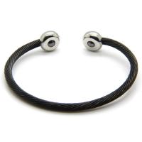 Stainless Steel Cuff Bangle, plated, Unisex, more colors for choice, 12mm, 6.5mm, Inner Diameter:Approx 60mm, Sold By PC