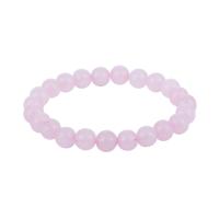 quartz rose bracelet, bijoux de mode & pour femme, rose, 8mm, Longueur:Environ 7.49 pouce, 10Strandstoron/lot, Vendu par lot