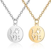 Stainless Steel Jewelry Necklace plated fashion jewelry & for woman & hollow 40cm+5cm Length Approx 15.7 Inch Sold By Lot