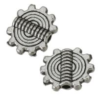 Zinc Alloy Jewelry Beads silver color nickel lead & cadmium free Approx 1.5mm Sold By Lot