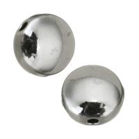 Bijoux de perles en alliage de Zinc , argent, protéger l'environnement, sans nickel, plomb et cadmium, 6x3.50mm, Trou:Environ 1mm, 50PC/lot, Vendu par lot