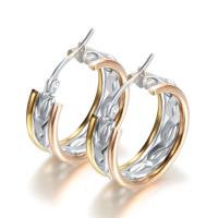 Stainless Steel Lever Back Earring 316L Stainless Steel plated fashion jewelry & for woman 25mm 8.2mm 2.1mm Sold By Pair