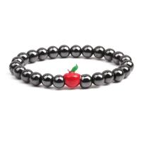 Hematite Bracelet, plated, Christmas Design & Unisex & different styles for choice, Sold Per 7.5 Inch Strand