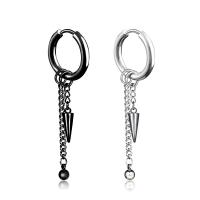 Stainless Steel Huggie Hoop Drop Earring, Unisex & different styles for choice, 3PC/Lot, Sold By Lot