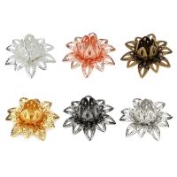 Brass Bead Cap, Flower, plated, durable & DIY, more colors for choice, nickel, lead & cadmium free, 16mm, 20PCs/Bag, Sold By Bag