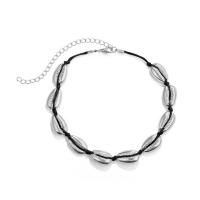 Zinc Alloy Choker Necklace with Nylon Cord plated Adjustable & fashion jewelry & for woman nickel lead & cadmium free 1.2cm Sold Per Approx 11 Inch Strand