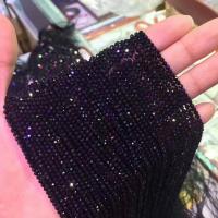 Black Spinel Beads, Round, polished, DIY & different size for choice & faceted, black, Sold Per Approx 15 Inch Strand
