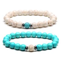 Fashion Turquoise Bracelets, plated, different materials for choice & Unisex, Length:7.2 , 5Strands/Lot, Sold By Lot