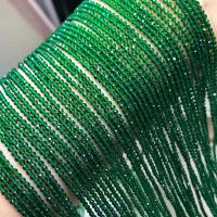 Spinello perla, Cerchio, lucido, DIY & formato differente per scelta & sfaccettati, verde, Venduto per Appross. 15 pollice filo