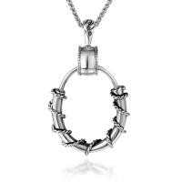Titanium Steel Pendants fashion jewelry 40mmx33.6mmx23mm Sold By PC