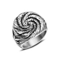 Titanium Steel Finger Ring, mushroom, polished, Unisex & different size for choice, 21.6mmx5.6mm, Sold By PC