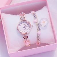 Women Wrist Watch, PU Leather, plated, for woman, Random Color, nickel, lead & cadmium free, Length:7.5 Inch, Sold By PC