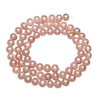 Cultured Potato Freshwater Pearl Beads, natural, more colors for choice, 6-7mm, Hole:Approx 0.8mm, Sold By Strand