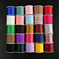 Polyamide Nonelastic Thread, DIY, more colors for choice, nickel, lead & cadmium free, 0.80mm, Approx 50m/Spool, Sold By Spool