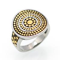 Палец кольцо из нержавеющей стали, Нержавеющая сталь 316, Другое покрытие, Мужская & разный размер для выбора, 20mm, размер:6-10, продается PC