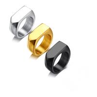 Rustfrit stål Mænd Finger Ring, Stainless Steel, forskellig størrelse for valg & for mennesket, flere farver til valg, nikkel, bly & cadmium fri, 9mm, Solgt af PC