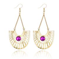 Tibetan Style Drop Earrings, plated, for woman, more colors for choice, nickel, lead & cadmium free, Sold By Pair