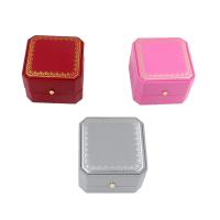 Boîte à bijoux multifonctions, carton, avec Éponge & velours de coton, plus de couleurs à choisir, 71x71x50mm, Vendu par PC
