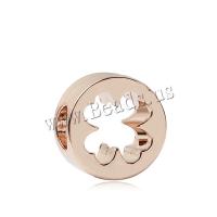 Zinc Alloy Jewelry Beads DIY rose gold color nickel lead & cadmium free Approx Sold By Lot