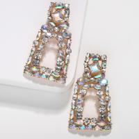Zinc Alloy Drop Earrings with Acrylic fashion jewelry & for woman nickel lead & cadmium free Sold By Pair