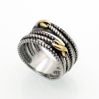 Палец кольцо из нержавеющей стали, Нержавеющая сталь 316, Другое покрытие, Мужская & разный размер для выбора, 13mm, размер:6-10, продается PC