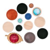 Hout Cabochons, DIY, meer kleuren voor de keuze, 50pC's/Bag, Verkocht door Bag