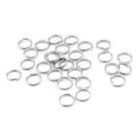 Нержавеющая сталь Split Ring, нержавеющая сталь, DIY & разный размер для выбора, оригинальный цвет, 500ПК/сумка, продается сумка