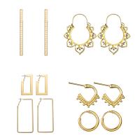 Zinc Alloy Drop Earring with Plastic Pearl plated for woman nickel lead & cadmium free Sold By Pair