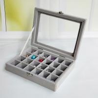 Caja de Almacenaamiento, Pana, multifuncional & diferentes estilos para la opción, gris, 200x150x45mm, Vendido por UD
