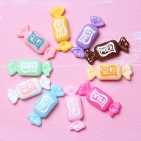 Mobile Phone DIY Decoration, Resin, Candy, more colors for choice, 40x15x5mm, 20PCs/Bag, Sold By Bag